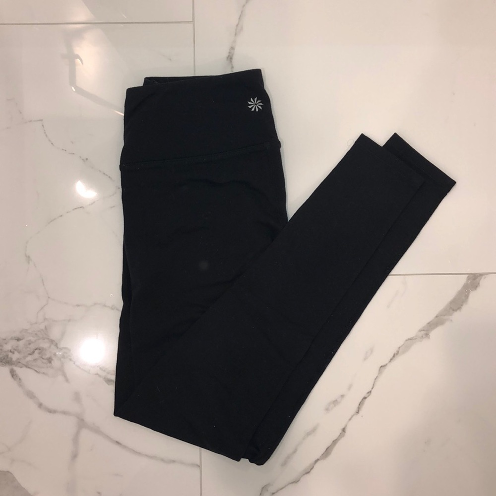 Athleta black leggings 2 pair